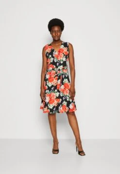 Anna Field Kjole - Black/Red