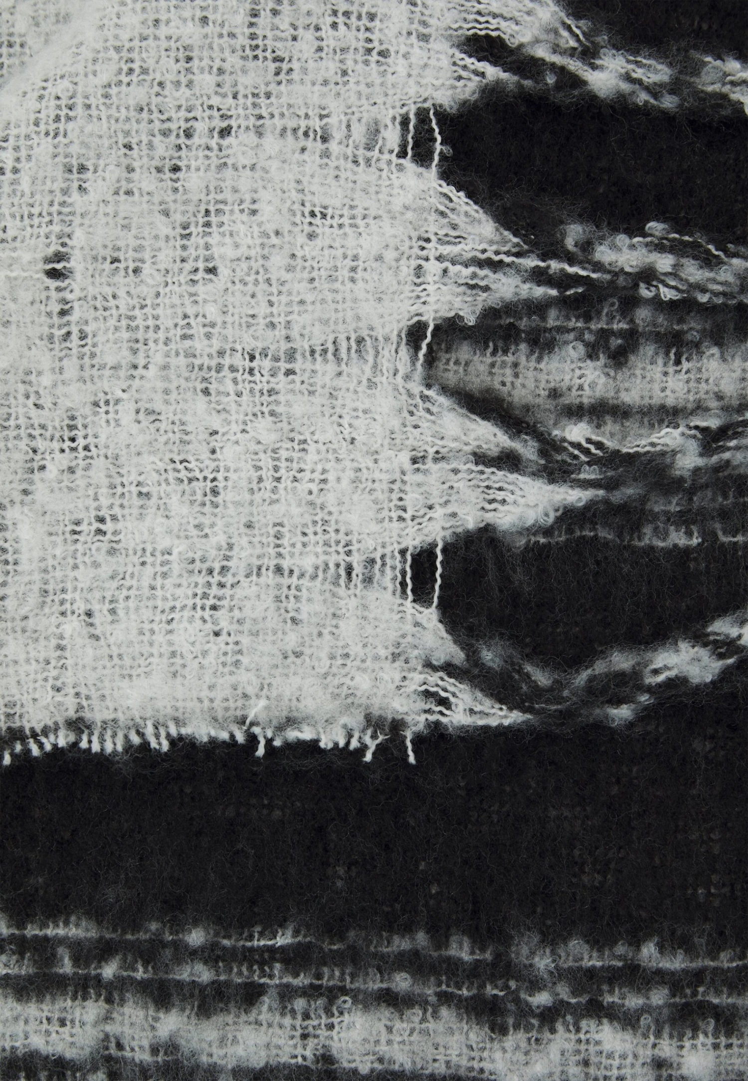 Anna Field Sjal - Black/White 2 Anna Field Sjal - Black/White - Bilde 2