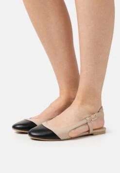 Anna Field Ballerina Med Hælstøtte - Beige