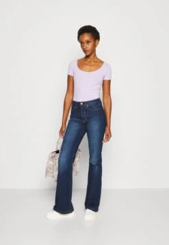 Anna Field 3 Pack - T-Shirts - Purple/White/Mottled Light Grey