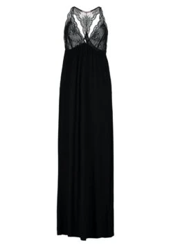 Anna Field Anna Long Viscose Dress- Nattskjorte - Black -Anna Field a29eb6fb26b74df3b7d7c4a763c5ddc9