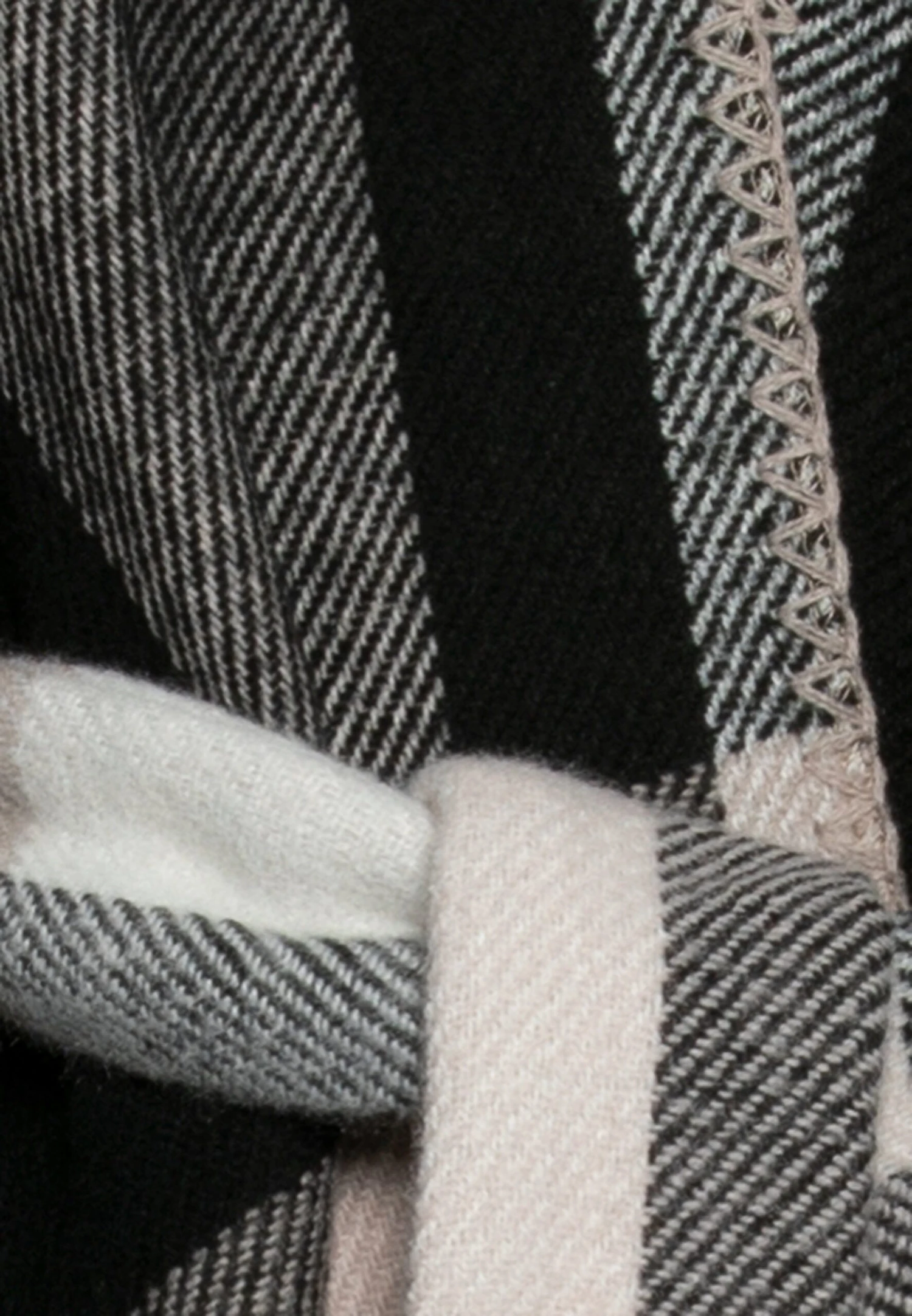 Anna Field Cape - Black/White 3 Anna Field Cape - Black/White - Bilde 3