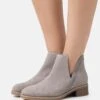 Anna Field Leather- Ankelboots - Grey