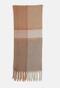 Anna Field Sjal - Orange/Beige/Grey