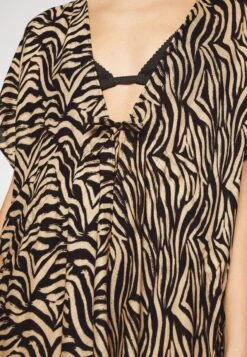 Anna Field Printed Short Kimono / 606 - Khaki_003 - Off-White - Strandaccessories - Black/Tan -Anna Field cbb738f4c85b498492a5a88783fde557