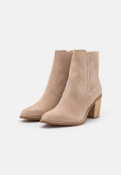 Anna Field Leather - Cowboystøvletter - Beige -Anna Field d14174a94e3a4ba9b27cd3f0ddcca509