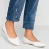 Anna Field Leather - Ballerina - White