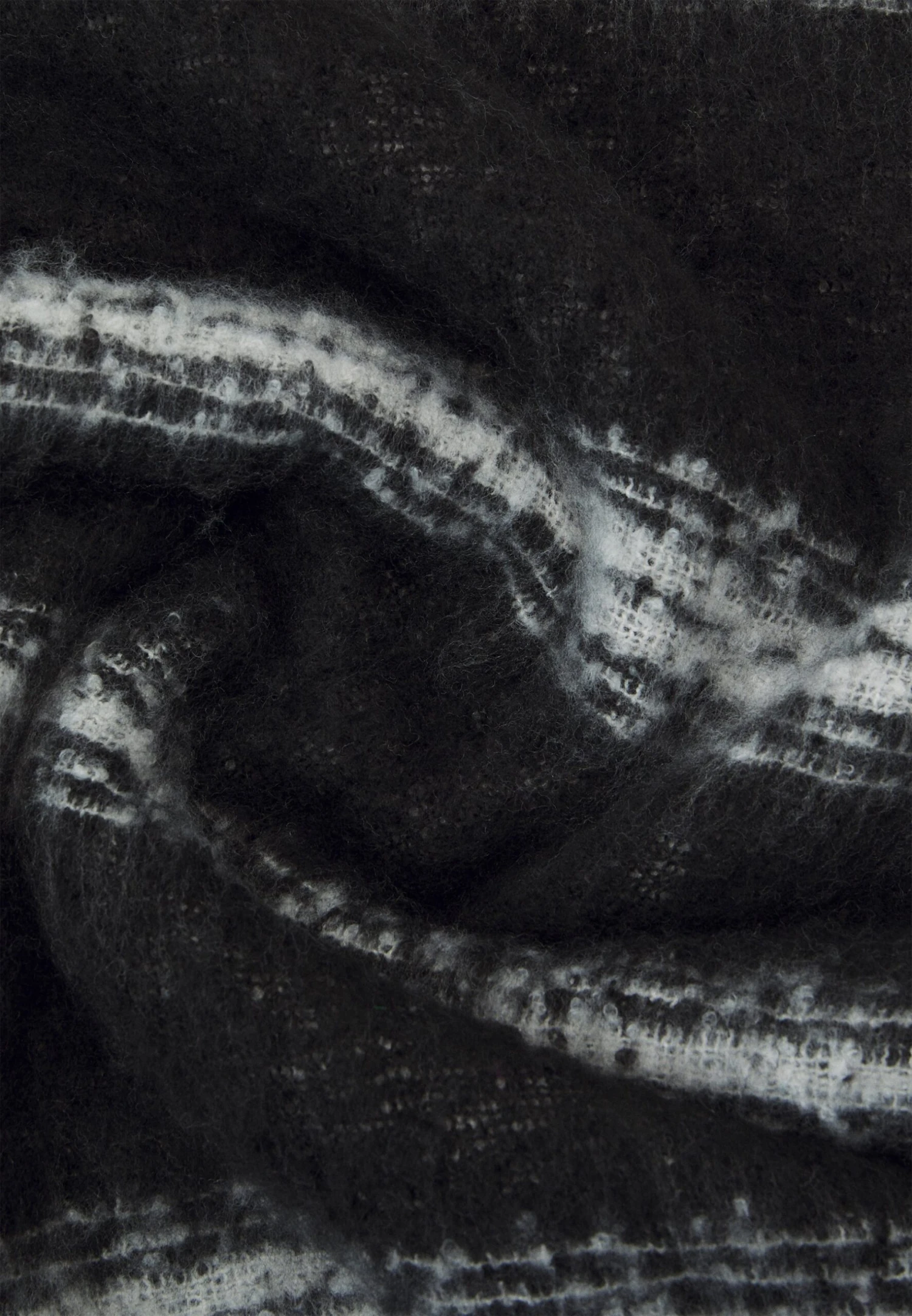 Anna Field Sjal - Black/White 3 Anna Field Sjal - Black/White - Bilde 3