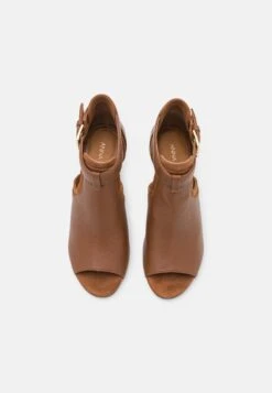 Anna Field Leather - Sandaler Med Ankelstøtte - Cognac -Anna Field d9a47e7653914720bcbf6ce1d89e9f32