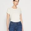 Anna Field T-Shirts Med Print - Offwhite