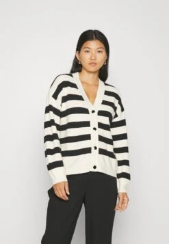 Anna Field Cardigan - White/Black