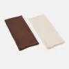 Anna Field 2 Pack - Hodetørkle - Off-White/Brown