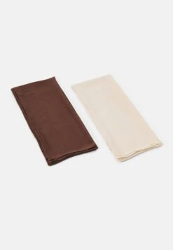 Anna Field 2 Pack - Hodetørkle - Off-White/Brown