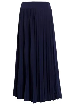 Anna Field Plisse A-Line Midi Skirt - A-Line Skjørt - Maritime Blue -Anna Field e5426becea4f42cfbba01d1dfc961ad0