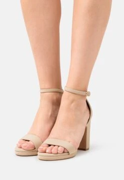 Anna Field Sandaler Med Høye Hæler - Light Yellow