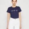 Anna Field T-Shirts Med Print - Dark Blue